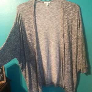 Delia’s Marled Gray Shrug Sweater